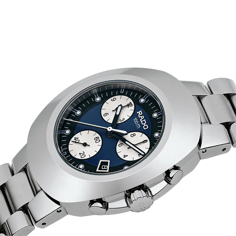 Rado DiaStar Blue Dial Chronograph Men's Watch- R12638173